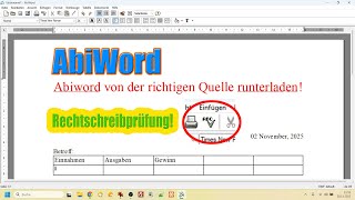 Download the AbiWord word processing program correctly 👍 otherwise there's no spell check! (Wordp...