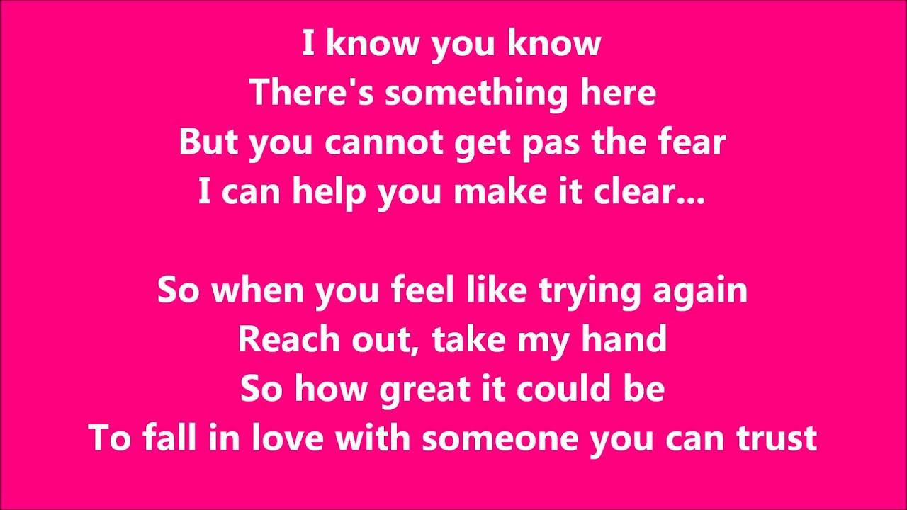 JLS Take A Chance On Me LYRICS YouTube