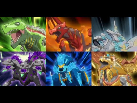 All Bakugan with Different Versions, Evolution Forms, Baku-Gears, Fusions and Nano-Gears