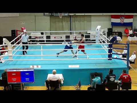 20-03-2022 (63,5kg)BOXING SEMI-FINAL RED GAGNIDZE Lasha GEO VS BLUE OZMEN Kerem TUR - BLUE WP 3:2.