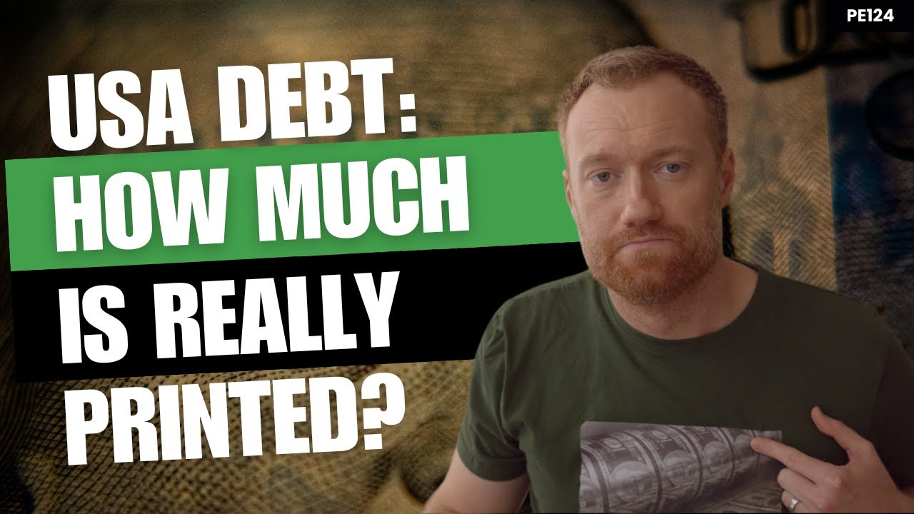 USA Debt: Central bank print vs. Government total debt