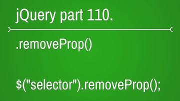 jquery remove prop function - part 110