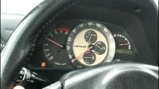 Lexus IS200 acceleration 0-100 kmh
