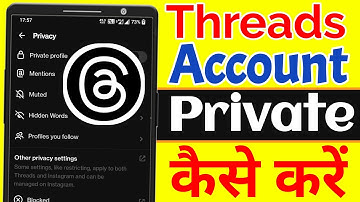 Threads Instagram account private kaise kare | How to private threads account profile | Threads app