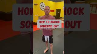 How to knock someone out / self defense