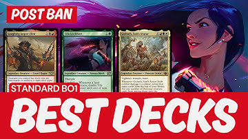 Which BEST MTG Standard Bo1 Decks are Winning After the Ban?