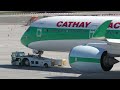 Cathay Pacific (80th Anniversary Livery) Towing/Taxiing and takeoff/May 1st 2026