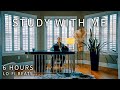 Study with me 6 hours  lofi beats  nature breaks 255 pomodoro