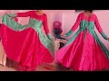 umbrella dress with full sleeve cutting and stitching/umbrella full dress/#dress #stitching#dresses