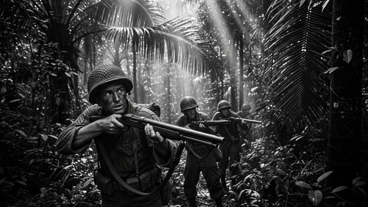 Японские солдаты никогда не ожидали увидеть дробовики во время войны в джунглях.