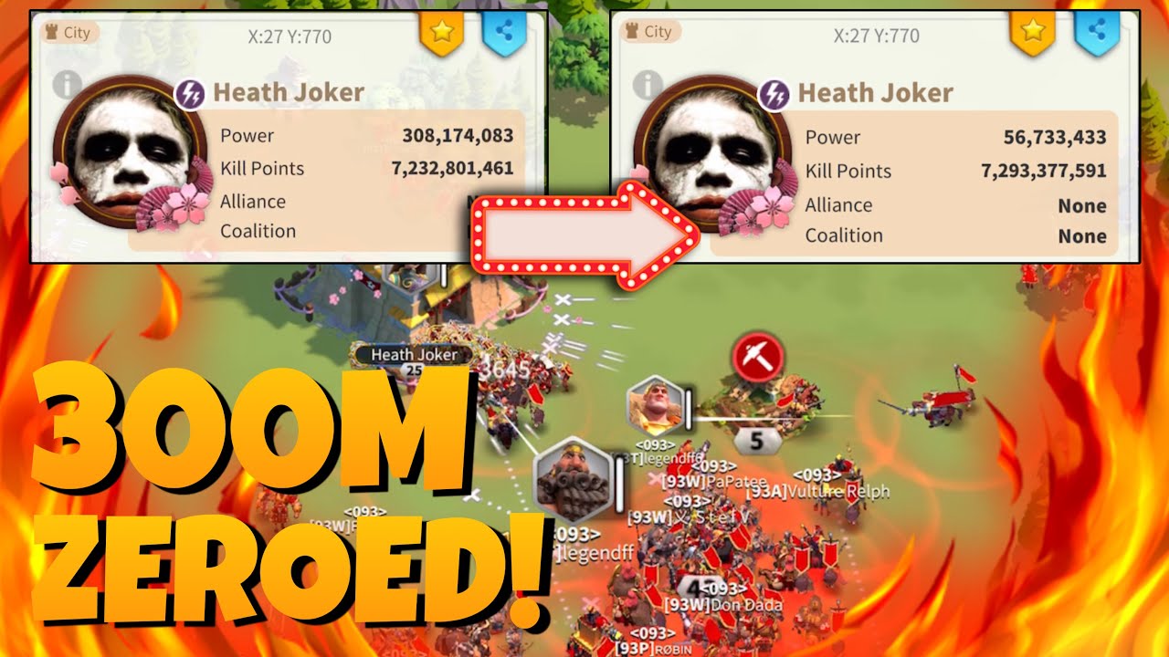 300m Deadweight Player Zeroed by 1093 🔥 (800k skill damage RECORD ...