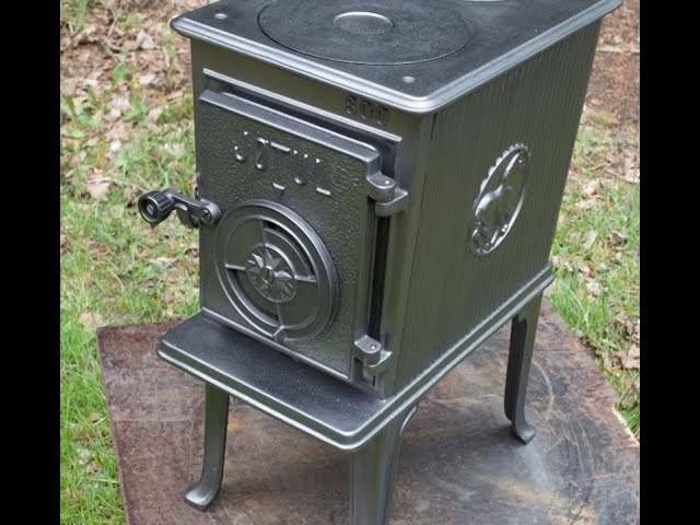 Jøtul 600 Refurbished...The process. Passion for a very good cast iron  stove ! - YouTube