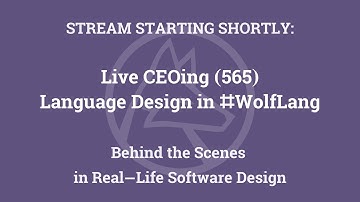 Live CEOing Ep 565: Language Design in Wolfram Language [Multicomputation]