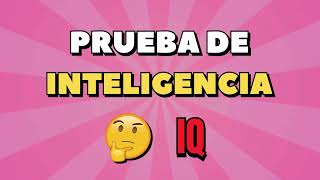 CALCULA tu IQ | ¿Cuál es tu COEFICIENTE INTELECTUAL? | ¿Qué tan inteligente eres?