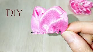 Ribbon Flower DIY Hacks │ Craft │ Ribbonwork │ Craft │ Sewing hacks