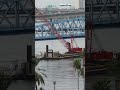 ✌🏼❤️🙏🏼 #jacksonville #stjohnsriver #boats #barges #cranes #life #joy #nature #work #love #riverbank