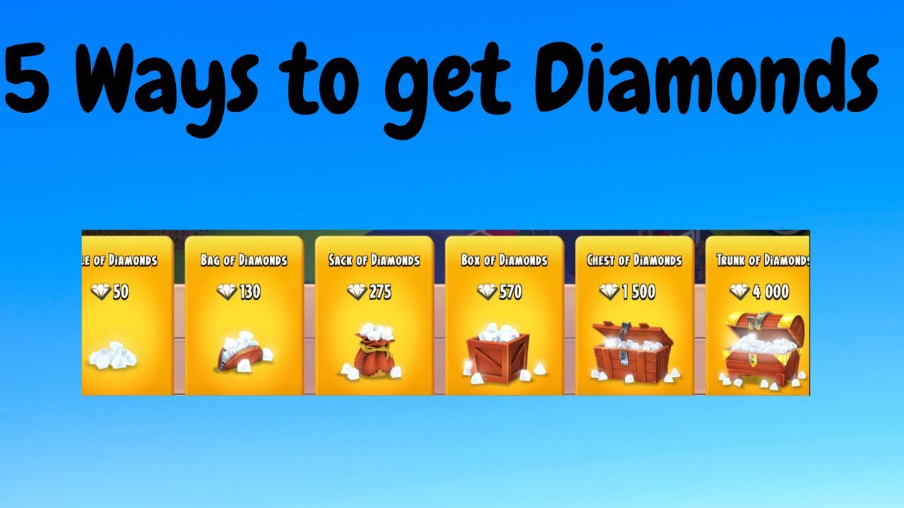 BEST WAYS to get DIAMONDS!! YouTube