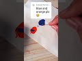 blue +orange=?