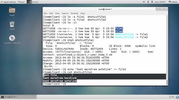 104.6 สร้างและปรับเปลี่ยน links ทั้งที่เป็น hard links และ symbolic links