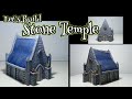 How to Build Miniature Medieval Stone Temple for Diorama or Tabletop Gaming