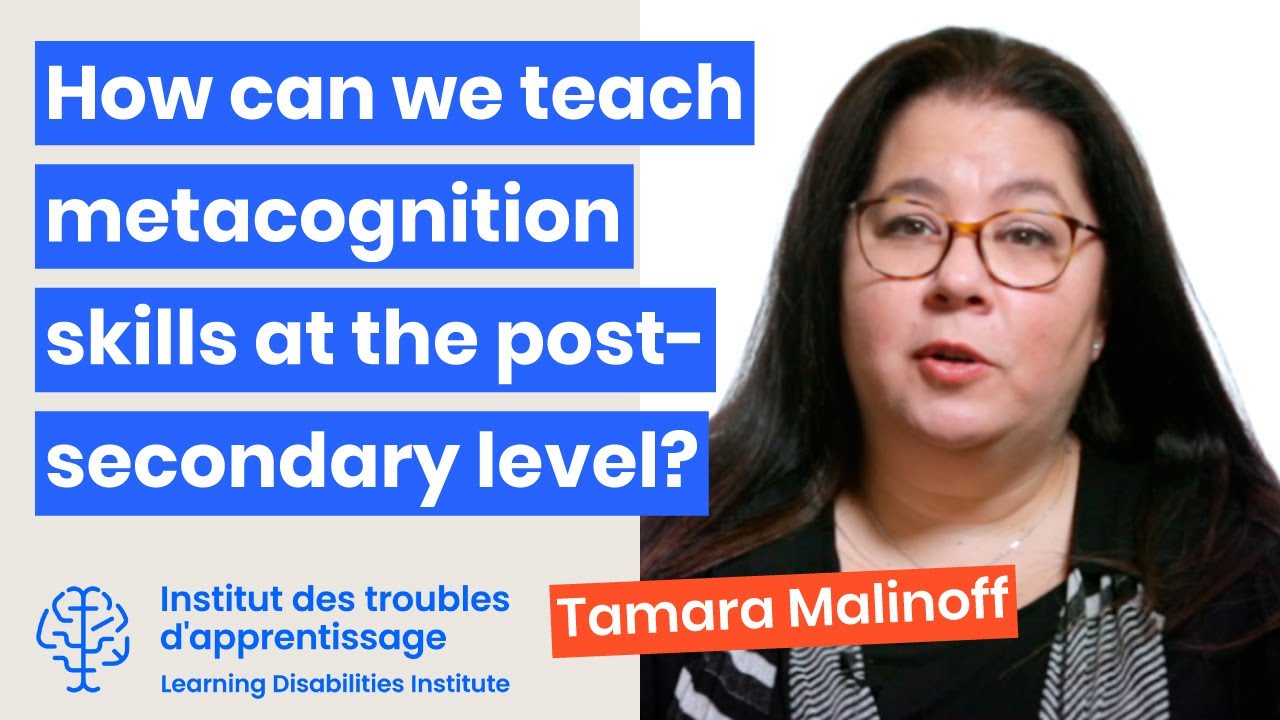 How can we teach metacognition skills at the post-secondary level ...