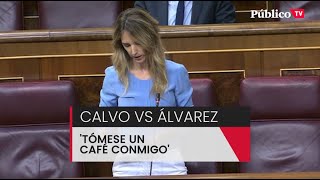 Carmen Calvo responde a las acusaciones de Cayetana Álvarez de Toledo invitándola a tomar un café