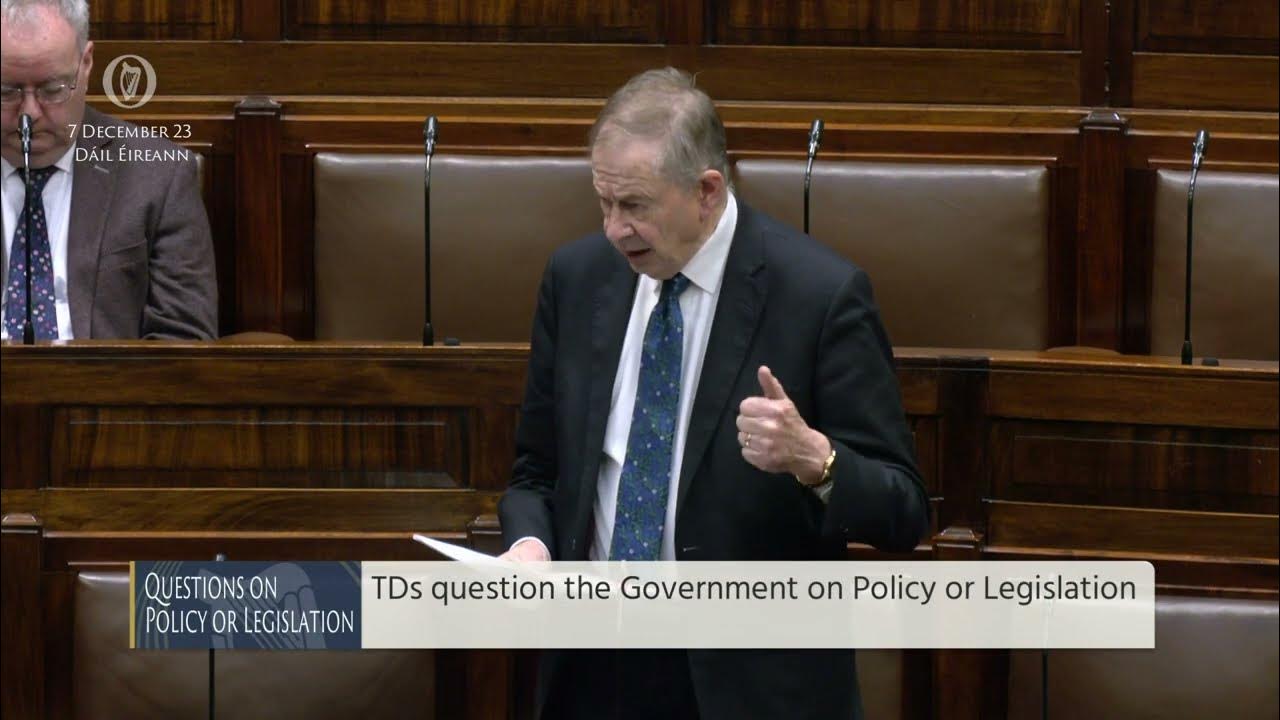 Deputy Éamon Ó Cuív speech from 7 Dec YouTube