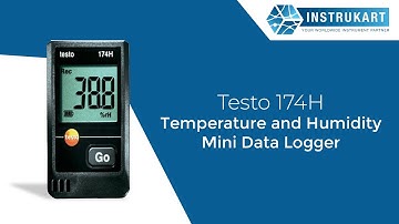Testo 174H Temperature Humidity Data Logger | Temp Range: -20 °C to 70 °C | Instrukart