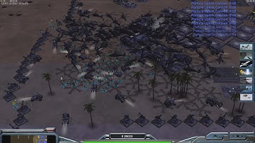 USA Laser - Command & Conquer Generals Zero Hour - 1 vs 6 HARD Random Gameplay