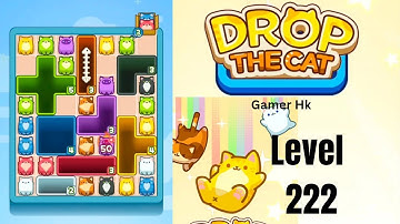 Drop The Cat Level 222 Walkthrough Solution 