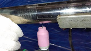 Few people know how not to be a gray weld bead ! Sanitary Pipe TIG Welding