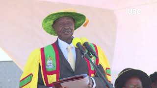 Museveni at Gulu University Graduation Ceremony 2020