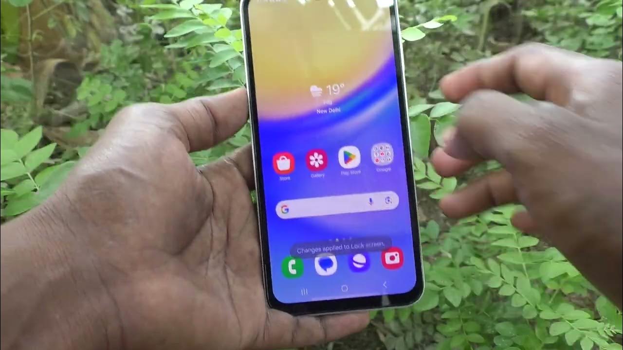 how-to-change-clock-style-on-lock-screen-in-samsung-galaxy-a15-5g-youtube