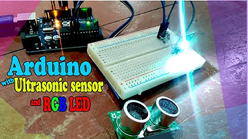 🚀 Arduino + Ultrasonic Sensor with RGB LED | DIY Electronics Project 🚀