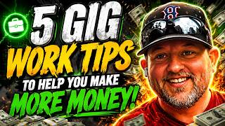5 Gig Work Tips to try and Help you Make more Money! #gigwork #doordash #ubereats #makemoremoney