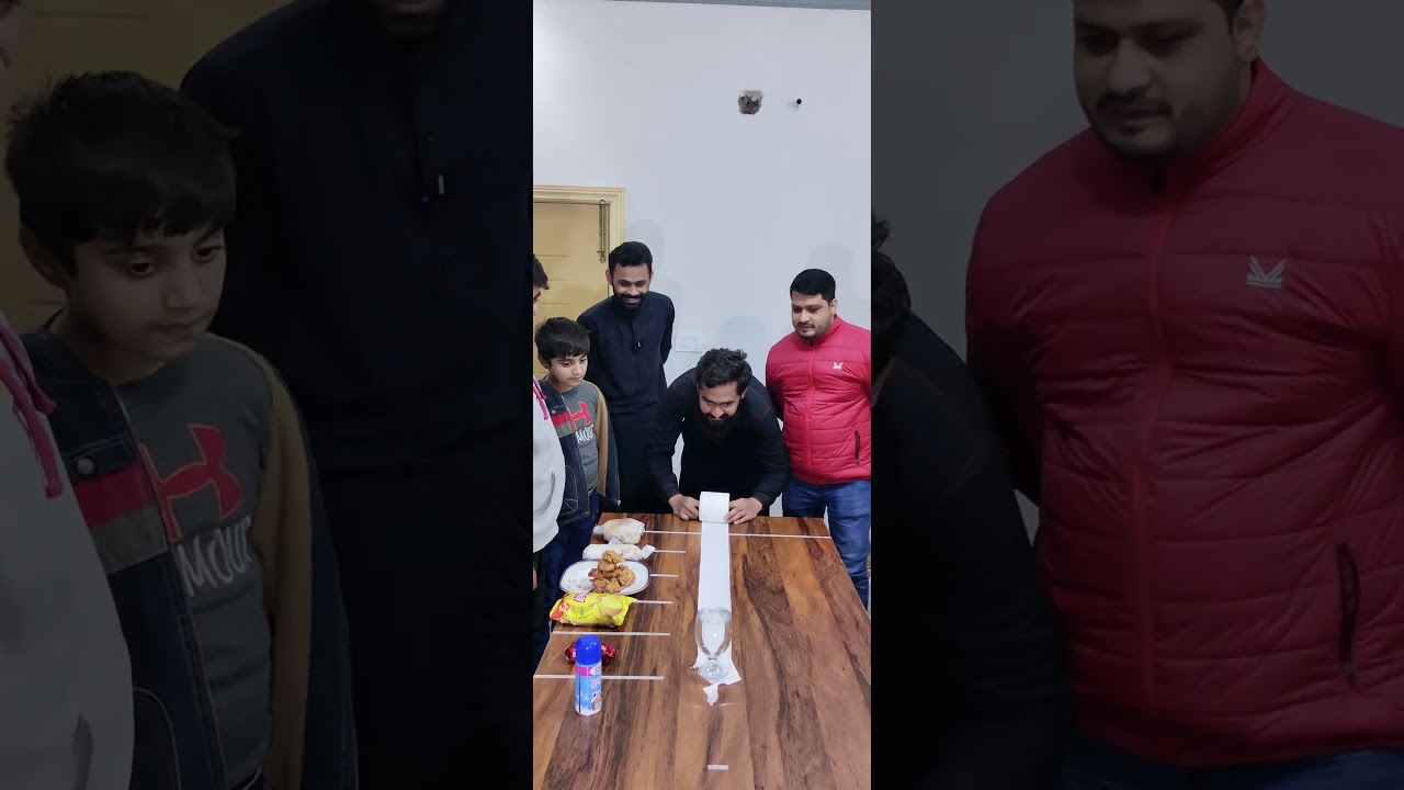 Tissue Rolling Game Challenge, Tissue lay lo or Big Winning 