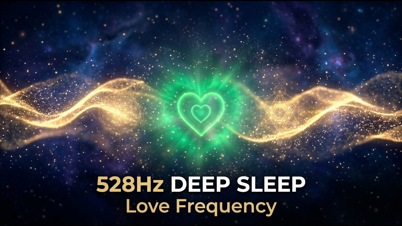 528Hz Deep Sleep Music 💚 Love Frequency for Insomnia (1 Hour) - YouTube