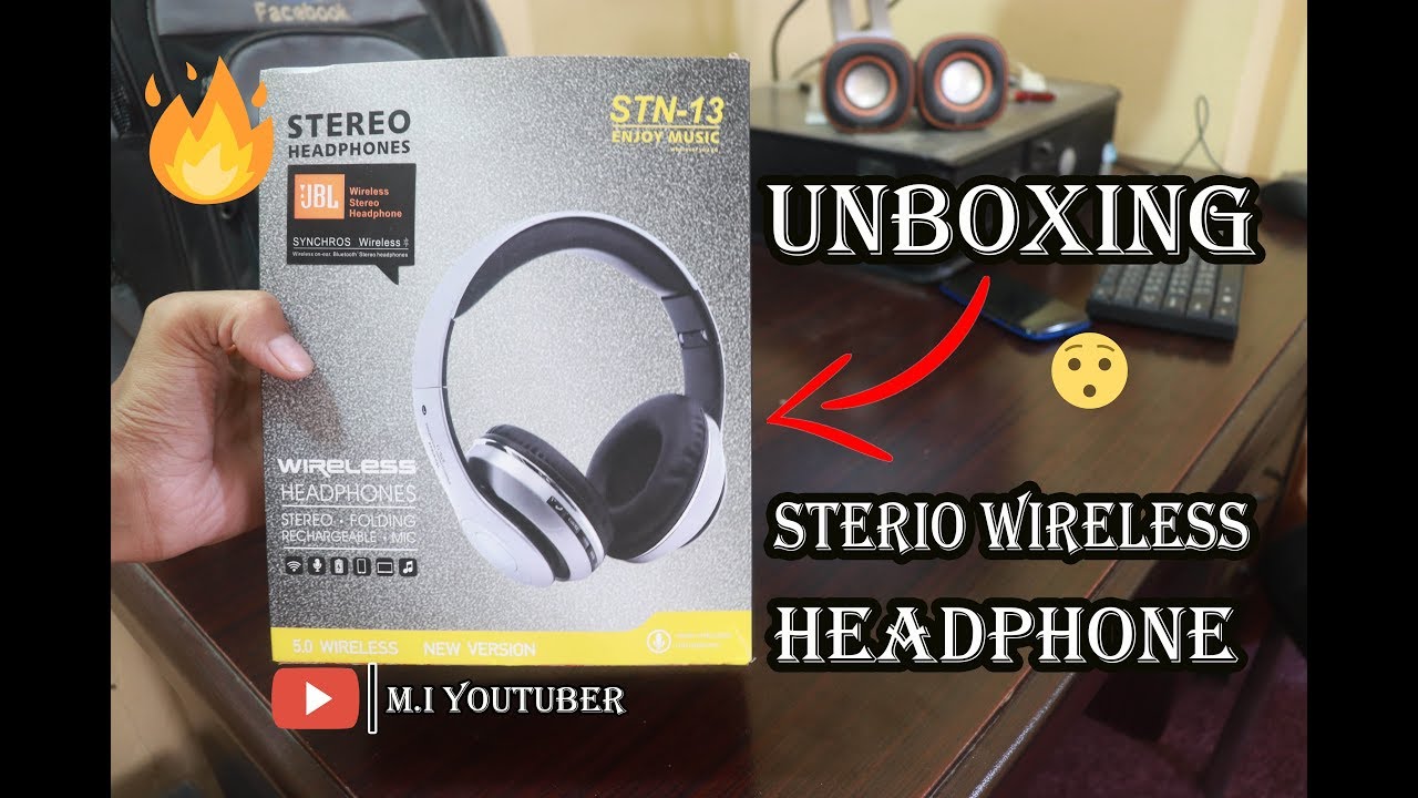 MY NEW WIRELESS HEADPHONE - JBL STN-13 UNBOXING !!! � - YouTube