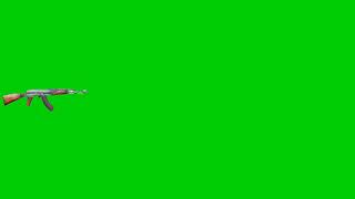 Ak47 Gun Green Screen Video From Wd