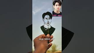 POV you just discovered leaf art Jungkook edition 🌿💫 #bts #jungkook #shortsviral