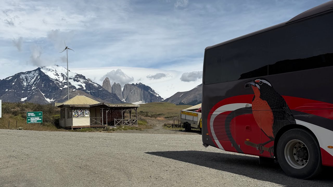 From Park to Port: Torres del Paine Bus Journey & Puerto Natales Charm!