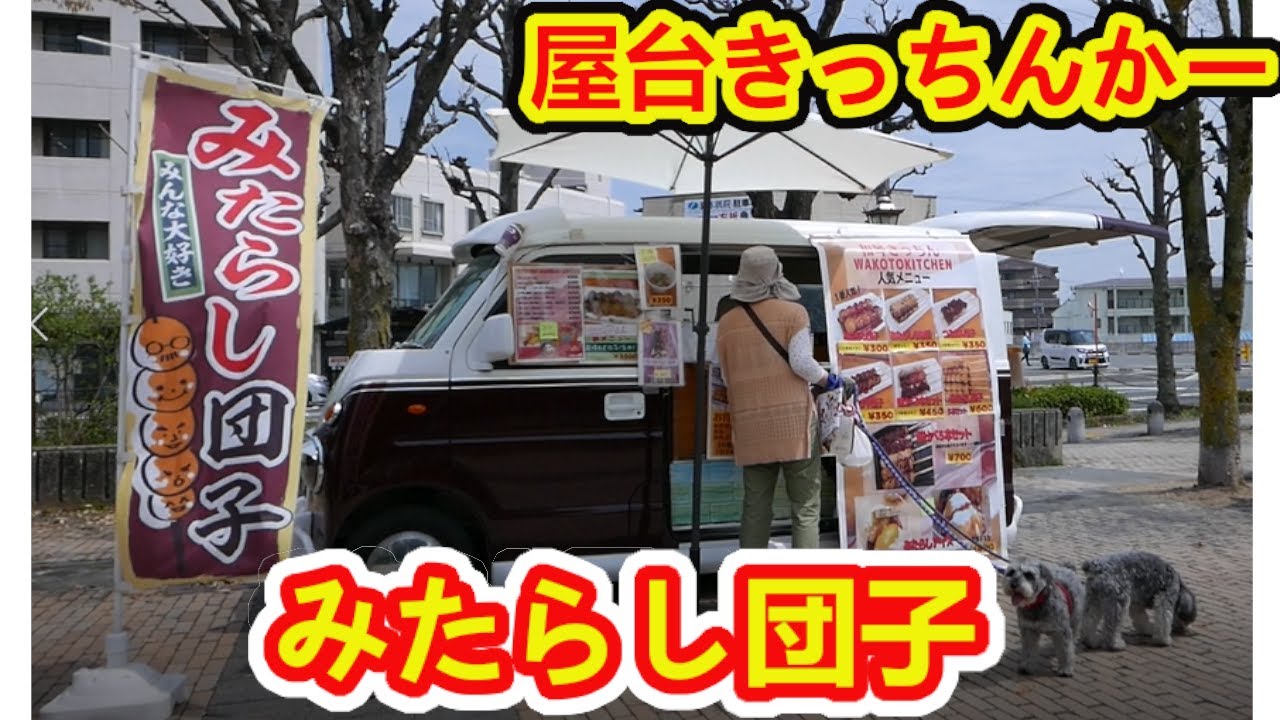 屋台・キッチンカー】突然の和琴きっちんでみたらし団子/つぶあん団子