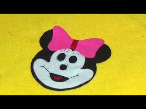 Celengan Mickey Mouse Dari Karton Kain Flanel Youtube