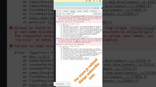 Cors Issue Node Js Javascript React Js Cors Issue Cross Origin Resource Sharing Resolved