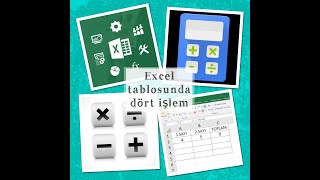 Excel Tablosunda Dört Işlem Yapma Basit Yöntem Fonksiyon Ile 