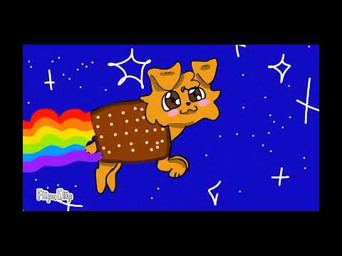 Nyan dog animation (notmymelody)