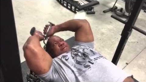 Chain Triceps Extensions with Big Al Davis