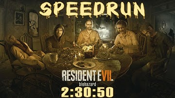 Resident Evil 7 Biohazard Speedrun (2:30:50) - Full Game Walkthrough