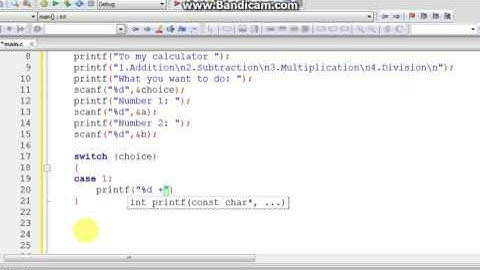How to make a simple calculator in C language in codeblocks I D E