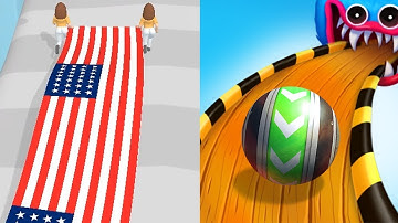 Flag Painters VS Sky Rolling Ball 3D Android iOS Gameplay
